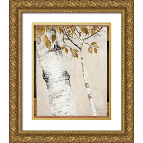 Rustic Birch Gold Ornate Wood Framed Art Print with Double Matting by Fisk, Arnie
