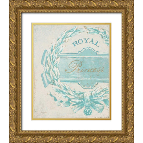 Tiffany Princess Gold Ornate Wood Framed Art Print with Double Matting by Fisk, Arnie