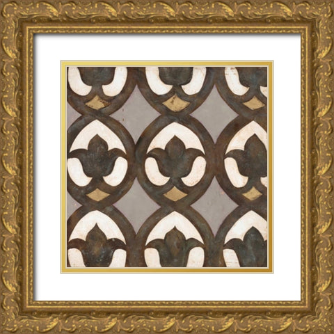 Winery Villa Tile 4 Gold Ornate Wood Framed Art Print with Double Matting by Fisk, Arnie