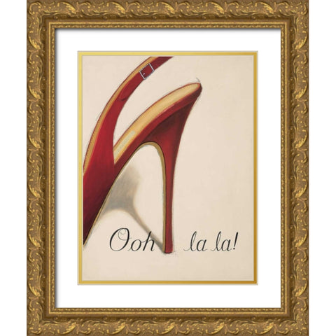 Ooh La La  Gold Ornate Wood Framed Art Print with Double Matting by Fabiano, Marco