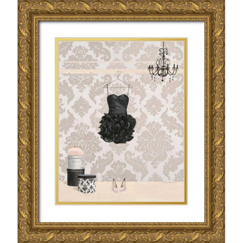 Nothing to Wear 4 Gold Ornate Wood Framed Art Print with Double Matting by Fabiano, Marco