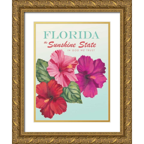 Sunshine State Gold Ornate Wood Framed Art Print with Double Matting by Fabiano, Marco
