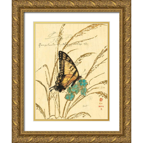 Natures Curiosities 1 Gold Ornate Wood Framed Art Print with Double Matting by Barrett, Chad
