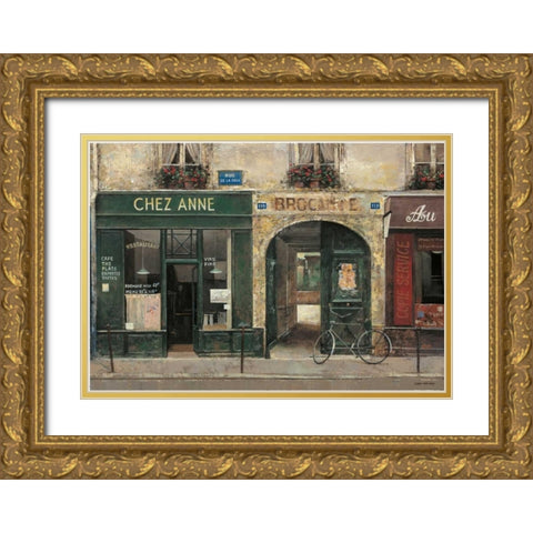 Chez Anne Gold Ornate Wood Framed Art Print with Double Matting by Hak, Chiu Tak