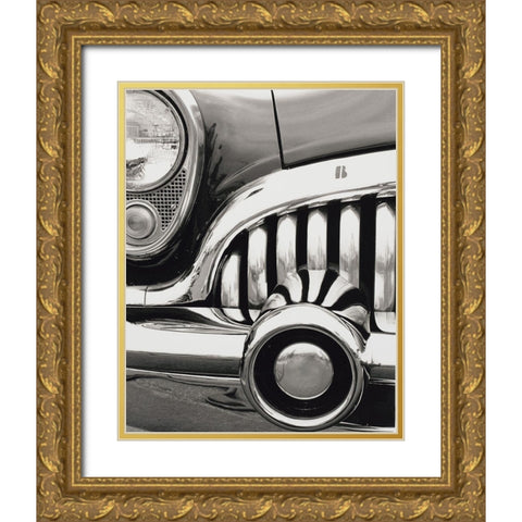 Chrome Dream Gold Ornate Wood Framed Art Print with Double Matting by Vandenack