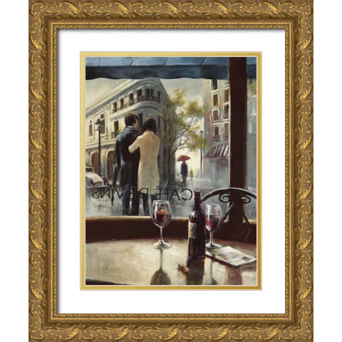 After The Rain Gold Ornate Wood Framed Art Print with Double Matting by Heighton, Brent