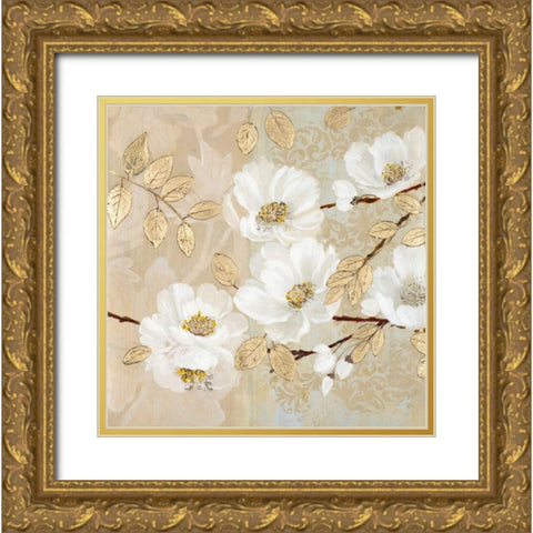 Guilded Glow Gold Ornate Wood Framed Art Print with Double Matting by Theodosiou, Matina