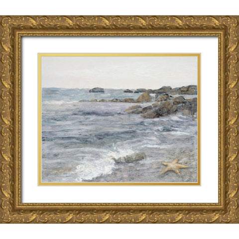 Ocean Breeze 3 Gold Ornate Wood Framed Art Print with Double Matting by Theodosiou