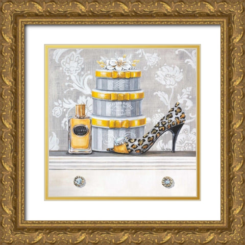 Fashionably Scented Gold Ornate Wood Framed Art Print with Double Matting by Staehling, Angela
