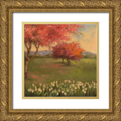 Silver and Oak Gold Ornate Wood Framed Art Print with Double Matting by Morey, Booker