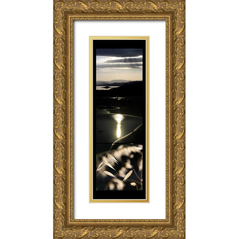 Moon Light Enchantment  Gold Ornate Wood Framed Art Print with Double Matting by Rauscher, Michel