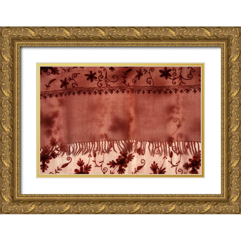 Global Pinks 3 Gold Ornate Wood Framed Art Print with Double Matting by Rauscher, Michel