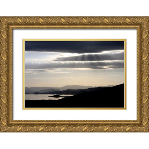 Moonlight Enchantment 1 Gold Ornate Wood Framed Art Print with Double Matting by Rauscher, Michel