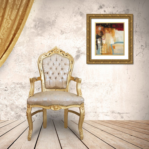Kinetic Source Gold Ornate Wood Framed Art Print with Double Matting by Villarreal Villarreal, Gabriela
