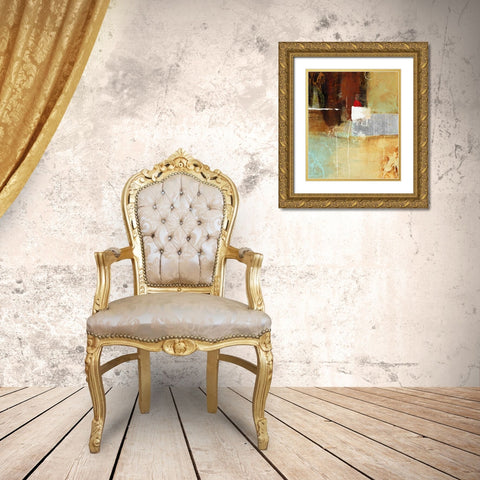 Silver Vision 2 Gold Ornate Wood Framed Art Print with Double Matting by Villarreal Villarreal, Gabriela