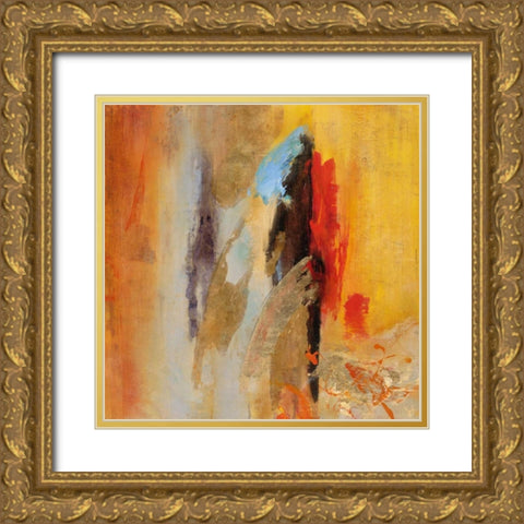 Livre Series 1 Gold Ornate Wood Framed Art Print with Double Matting by Villarreal Villarreal, Gabriela