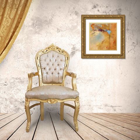 Livre Series 4 Gold Ornate Wood Framed Art Print with Double Matting by Villarreal Villarreal, Gabriela