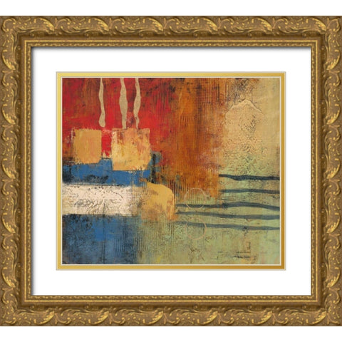 Post Mark 2 Gold Ornate Wood Framed Art Print with Double Matting by Villarreal Villarreal, Gabriela