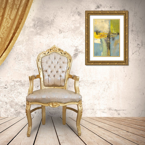 Century Light 1 Gold Ornate Wood Framed Art Print with Double Matting by Villarreal Villarreal, Gabriela