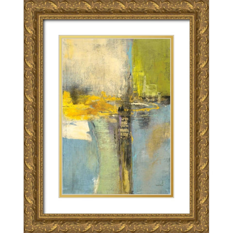Century Light 1 Gold Ornate Wood Framed Art Print with Double Matting by Villarreal Villarreal, Gabriela