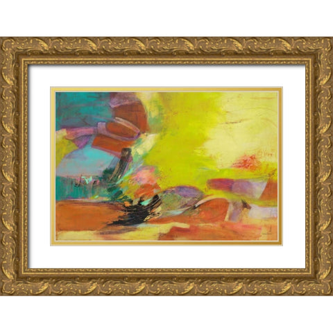 La Inspiracion Gold Ornate Wood Framed Art Print with Double Matting by Villarreal Villarreal, Gabriela
