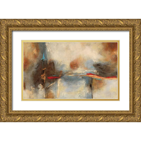 Centre Point Gold Ornate Wood Framed Art Print with Double Matting by Villarreal Villarreal, Gabriela