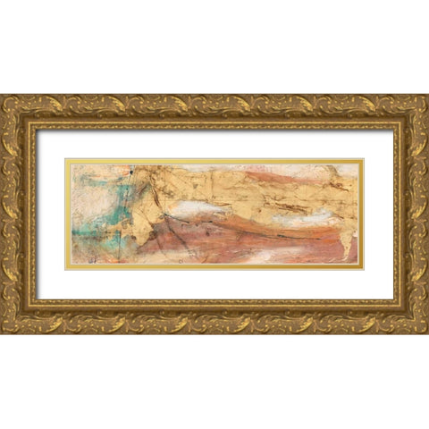 Land, Water, Sky Panel 1 Gold Ornate Wood Framed Art Print with Double Matting by Villarreal Villarreal, Gabriela