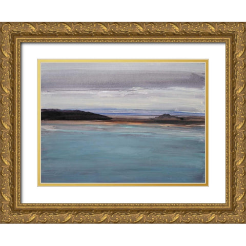 Sea to Sky 2 Gold Ornate Wood Framed Art Print with Double Matting by Gold, Lora