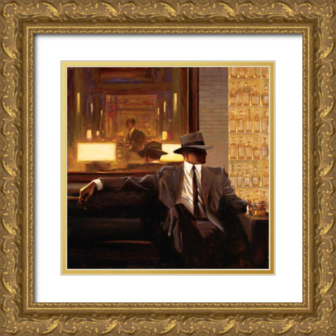 Amber Glow 1 Gold Ornate Wood Framed Art Print with Double Matting by Lynch, Brent