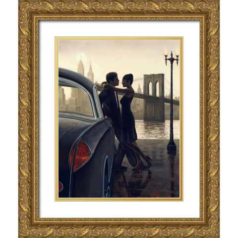 Urban Moments Gold Ornate Wood Framed Art Print with Double Matting by Sullivan, Miles