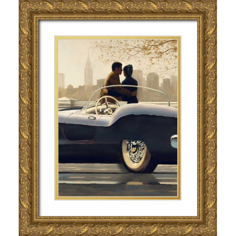 Urban Getaway Gold Ornate Wood Framed Art Print with Double Matting by Sullivan, Myles