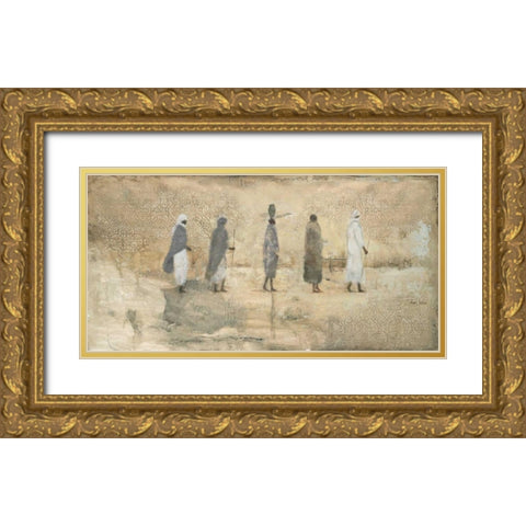 Desert Miraj  Gold Ornate Wood Framed Art Print with Double Matting by Sullivan, Myles