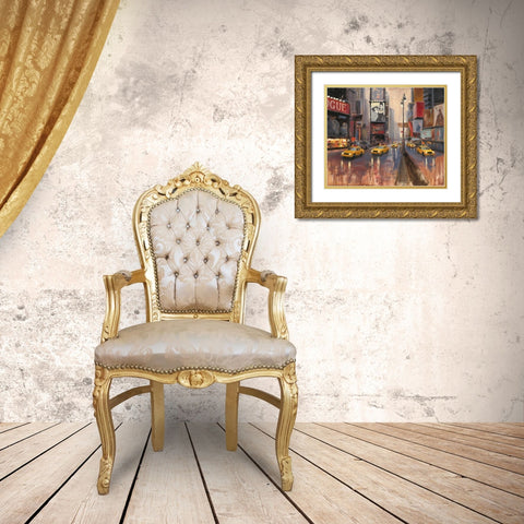 Urban Lady Gold Ornate Wood Framed Art Print with Double Matting by Sullivan, Myles