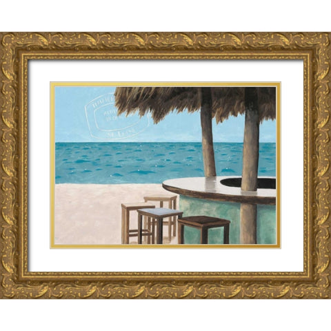 Escape and Rejuvenate Gold Ornate Wood Framed Art Print with Double Matting by Sullivan, Myles