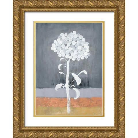 Loft Botanical 1 Gold Ornate Wood Framed Art Print with Double Matting by Ioco, Filippo