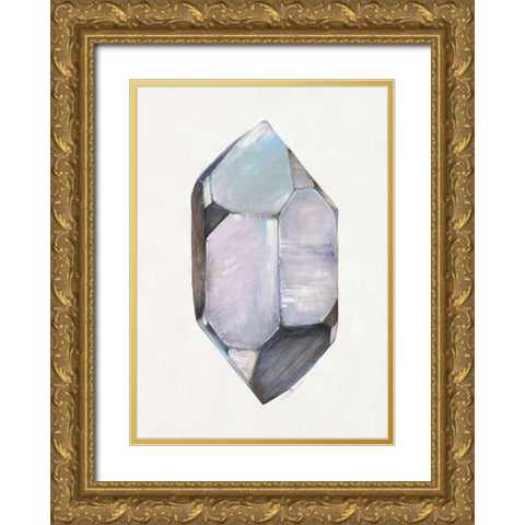 Healing Crystal 1 Gold Ornate Wood Framed Art Print with Double Matting by Ioco, Filippo