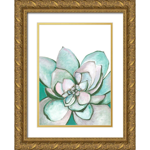 Desert Rose Gold Ornate Wood Framed Art Print with Double Matting by Loco, Filippo