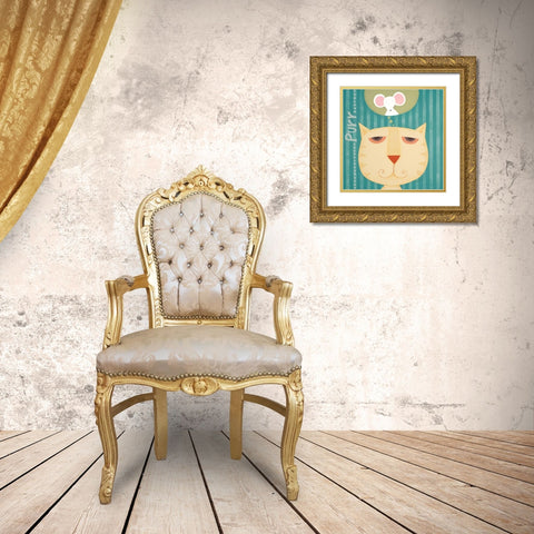 Dreaming of Mice  Gold Ornate Wood Framed Art Print with Double Matting by Shah, Sapna