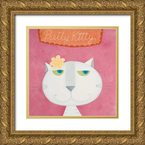 Dreaming of Beauty  Gold Ornate Wood Framed Art Print with Double Matting by Shah, Sapna