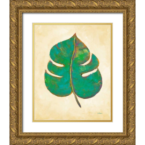 Havana Palm 2 Gold Ornate Wood Framed Art Print with Double Matting by Charles, J.