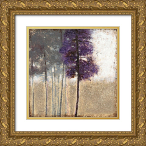 Amethyst Grove 1 Gold Ornate Wood Framed Art Print with Double Matting by Wyatt Jr., Norman
