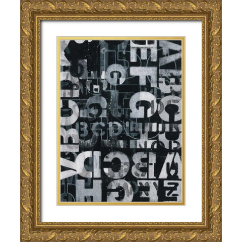 Wisdom 2 Gold Ornate Wood Framed Art Print with Double Matting by Wyatt, Norman Jr.
