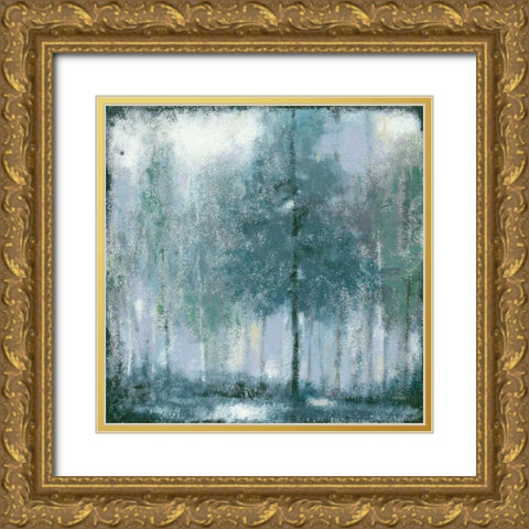 Somber Forest 2 Gold Ornate Wood Framed Art Print with Double Matting by Wyatt, Norman Jr.