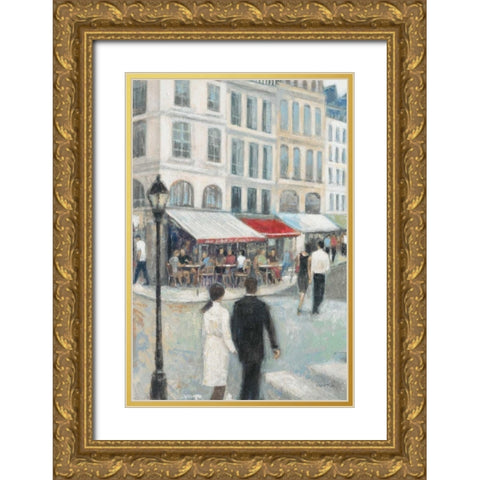 Paris Impressions 4 Gold Ornate Wood Framed Art Print with Double Matting by Wyatt, Norman Jr.