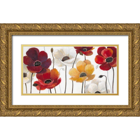 Summer Fields Gold Ornate Wood Framed Art Print with Double Matting by Wyatt, Norman Jr.
