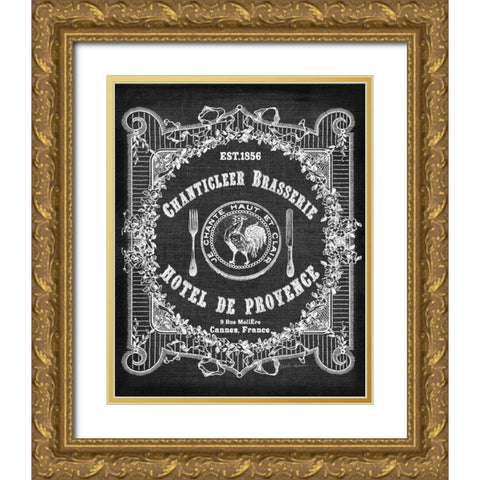 Hotel De Provence  Gold Ornate Wood Framed Art Print with Double Matting by Robertson, Walter