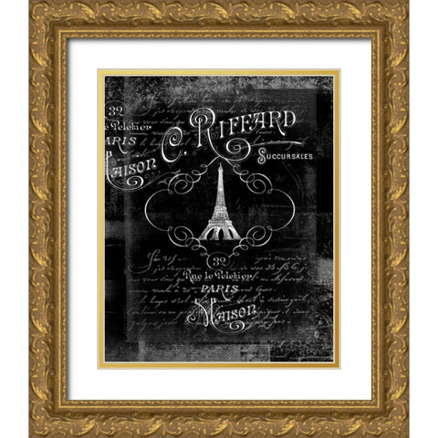 A Decoration of Paris Gold Ornate Wood Framed Art Print with Double Matting by Robertson, Walter