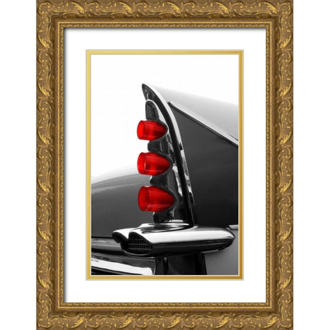 Gray Tailfin Gold Ornate Wood Framed Art Print with Double Matting by McCarthy, Matt