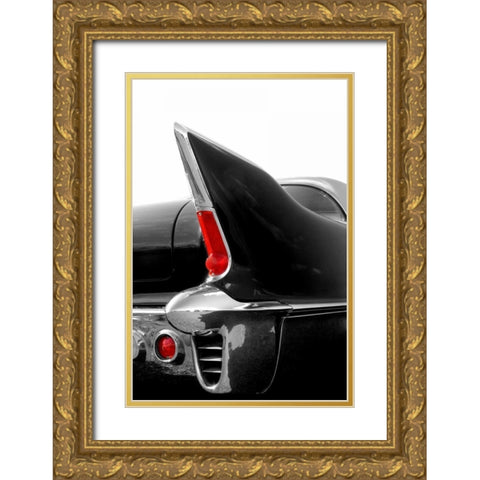 Black Tailfin Gold Ornate Wood Framed Art Print with Double Matting by McCarthy, Matt