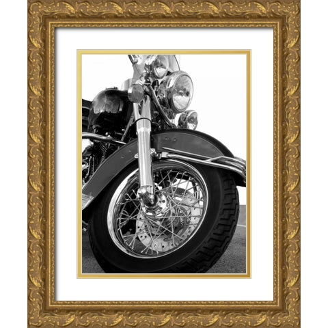 Front Fork Gold Ornate Wood Framed Art Print with Double Matting by McCarthy, Matt